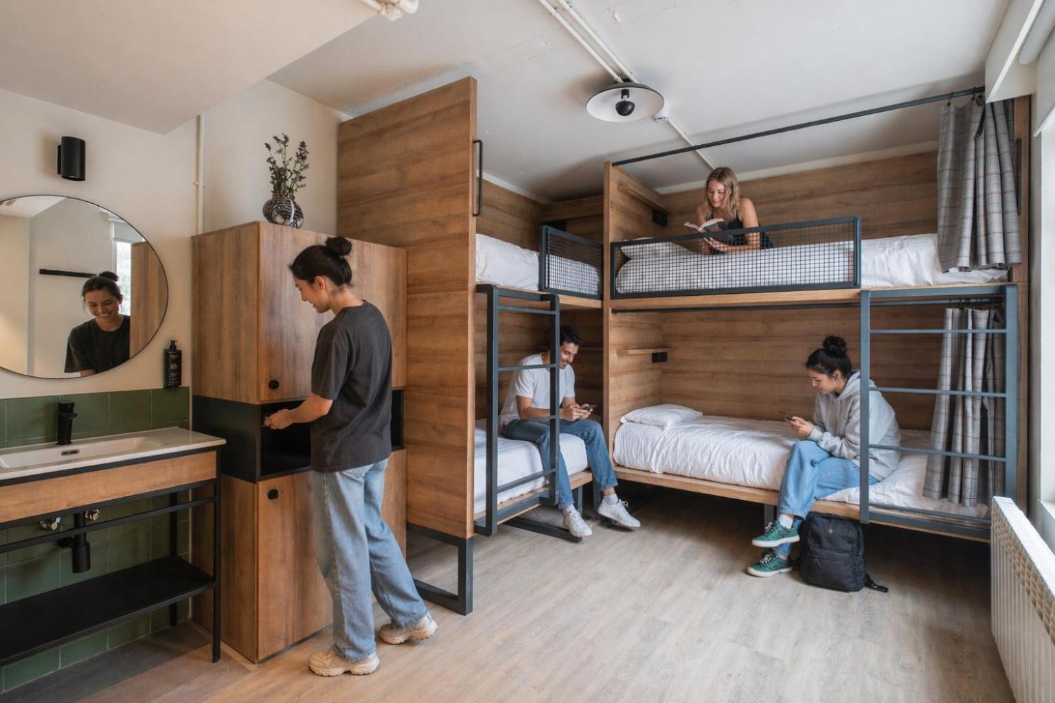 4-Bed Mixed Dormitory Room